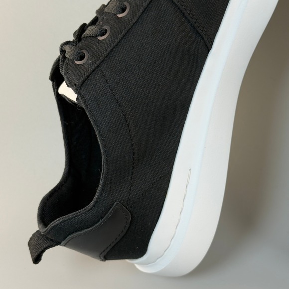 Cole Haan GrandPro Canvas Court Mens 9.5 9 1/2 Dress Sneakers Black White Shoes - Picture 11 of 16